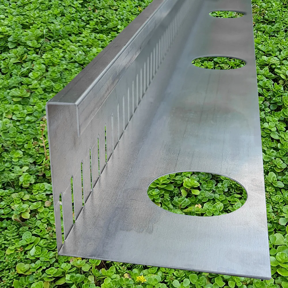 1,2 m Scheidings- en Dakrandprofiel 100 mm