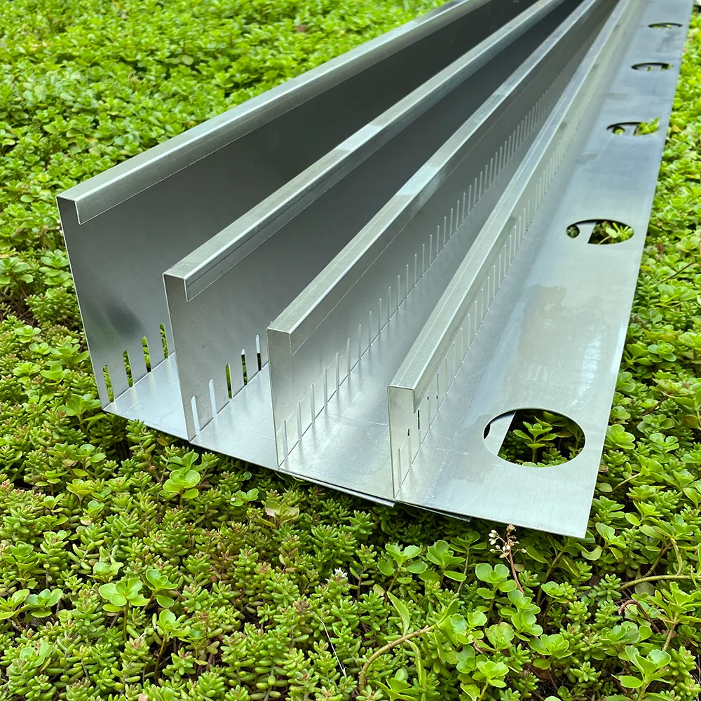 1,2 m Scheidings- en Dakrandprofiel 80 mm